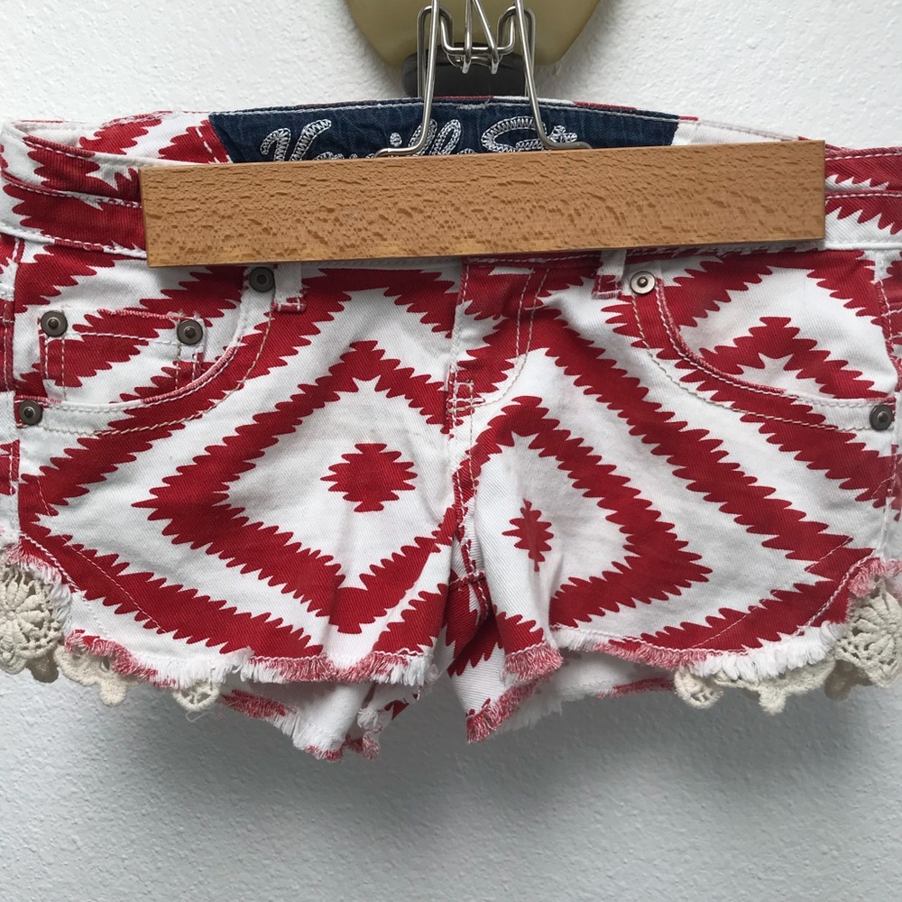 Red shorts